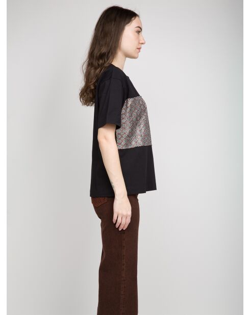 Rosalie zwart t-shirt met korte mouwen