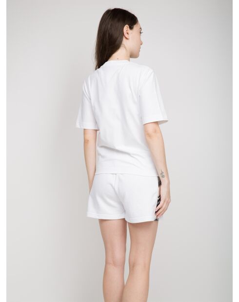 Wit T-shirt met korte mouwen Wanda