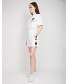 Wit T-shirt met korte mouwen Wanda