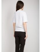 Xavière weißes Kurzarm-T-Shirt