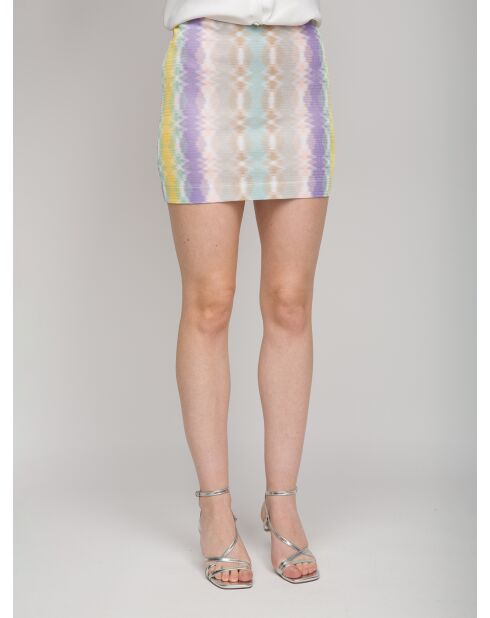 Minigonna Dominique pastello