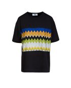 Tatiana zwart t-shirt met korte mouwen