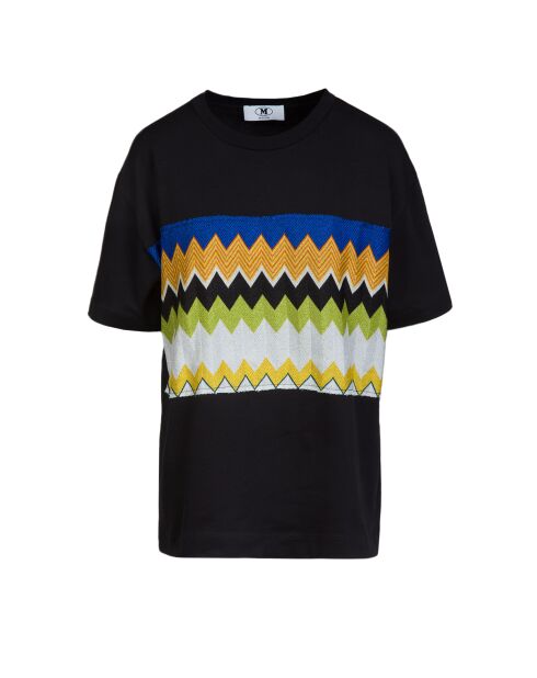 Tatiana zwart t-shirt met korte mouwen