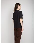 Tatiana zwart t-shirt met korte mouwen