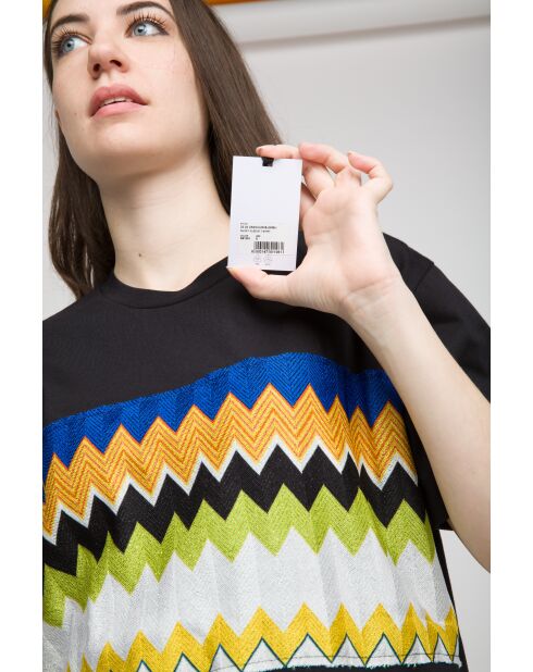 Tatiana zwart t-shirt met korte mouwen