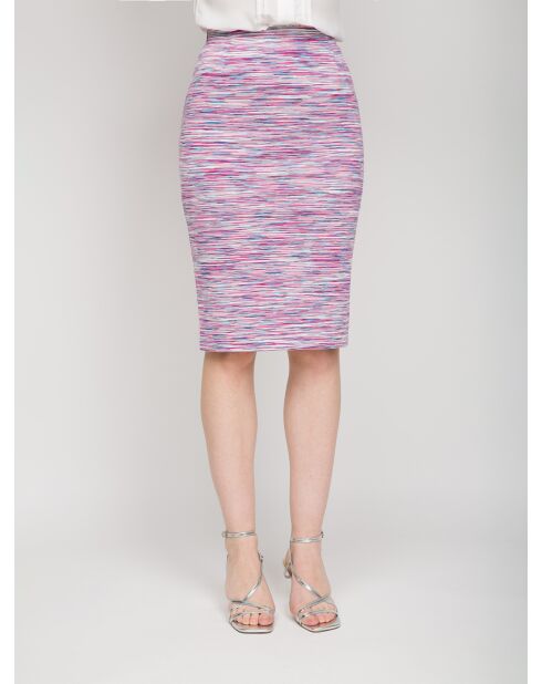 Fiammato Yvette mehrfarbiger Jerseyrock