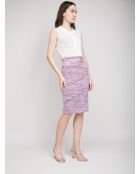 Jupe maillot fiammato Yvette multicolore