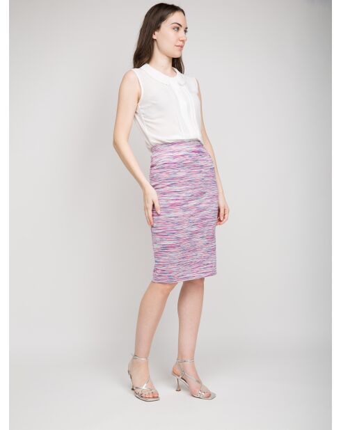 Fiammato Yvette mehrfarbiger Jerseyrock