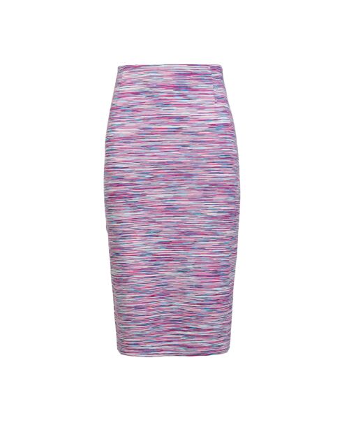 Jupe maillot fiammato Yvette multicolore