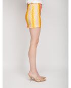 Camille gelb/rot/orange Minirock
