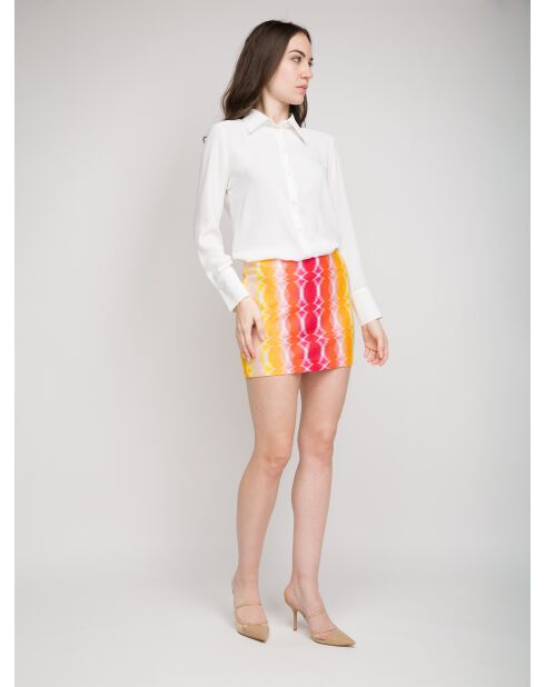 Minigonna Camille gialla/rossa/arancione