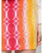 Camille gelb/rot/orange Minirock