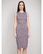 Mehrteiliges Jerseykleid Thérèse Nero/Rosso