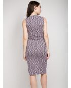 Mehrteiliges Jerseykleid Thérèse Nero/Rosso