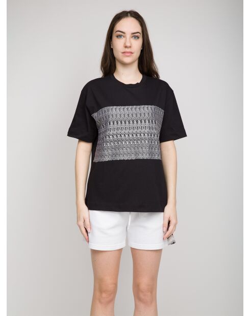 T-shirt à manches courtes Sabine noir