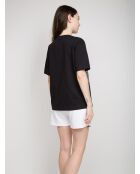 T-shirt à manches courtes Sabine noir