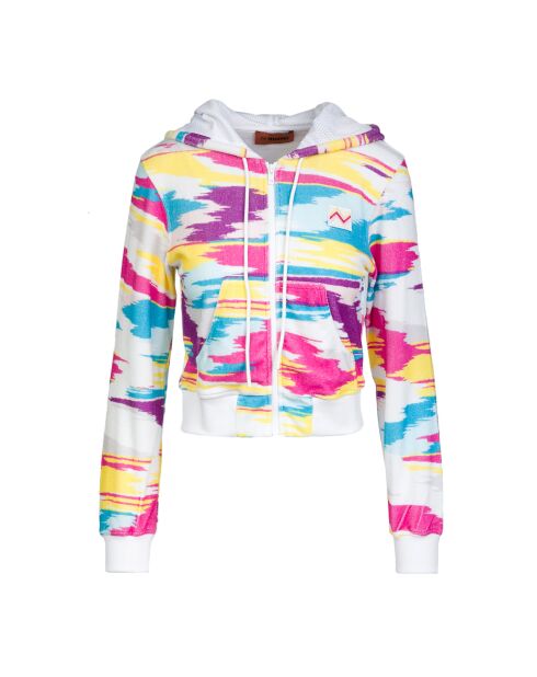 Felpa con cappuccio multicolore tinta Fanny