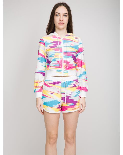 Felpa con cappuccio multicolore tinta Fanny