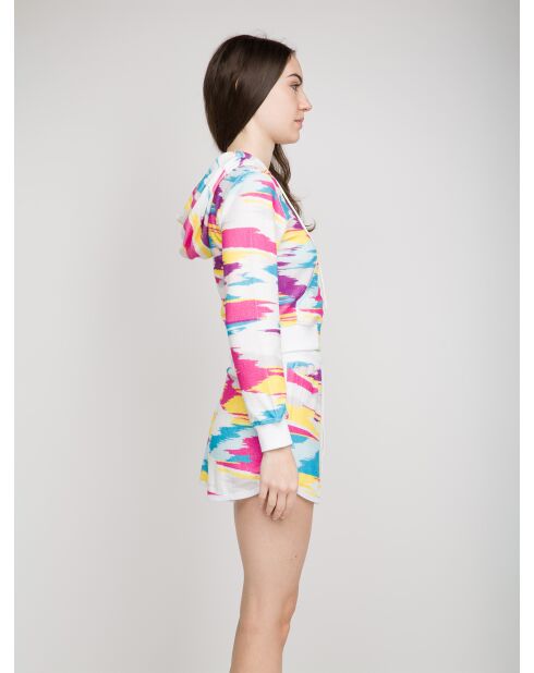 Felpa con cappuccio multicolore tinta Fanny