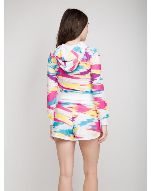 Felpa con cappuccio multicolore tinta Fanny