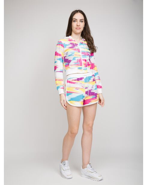 Felpa con cappuccio multicolore tinta Fanny