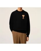 Felpa nera Ami De Coeur Patch