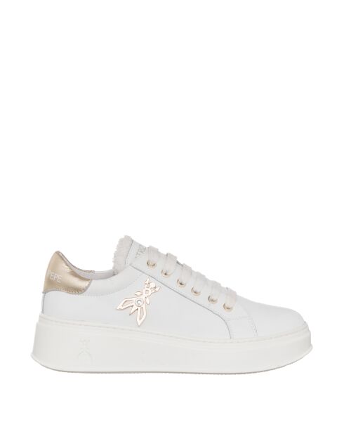 Witte sneakers van kalfsleer van Alix