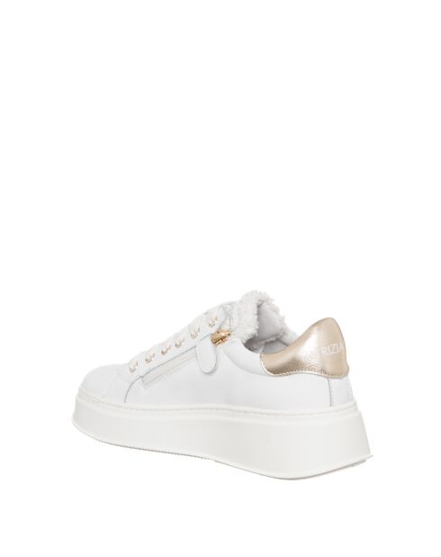 Witte sneakers van kalfsleer van Alix