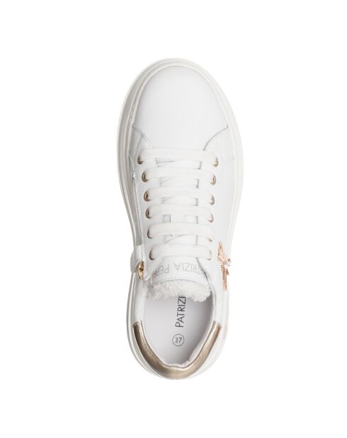 Witte sneakers van kalfsleer van Alix