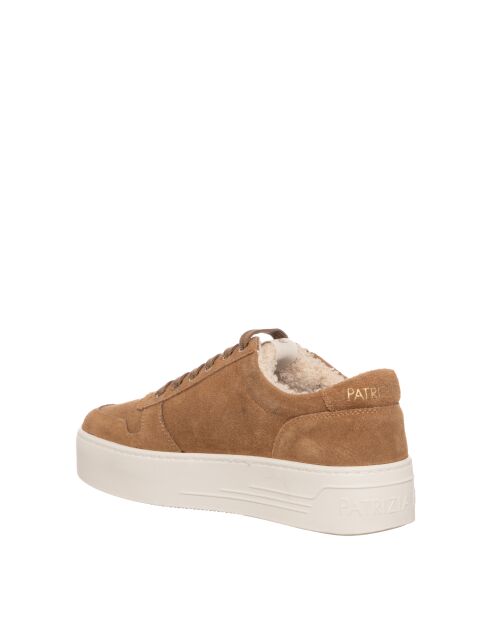 Sneakers Myriam Camel Crust aus Leder
