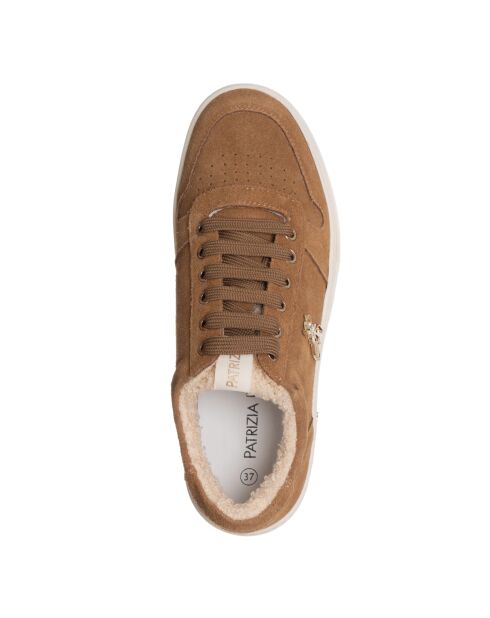 Sneakers Myriam Camel Crust aus Leder