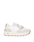 Adèle Croust leren sneakers Off-white