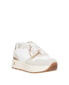 Adèle Croust leren sneakers Off-white