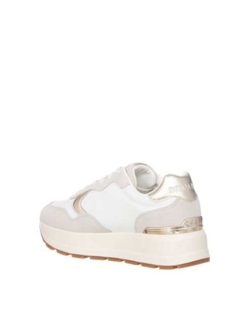 Adèle Croust leren sneakers Off-white