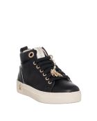 Gaëlle sneakers van zwart kalfsleer