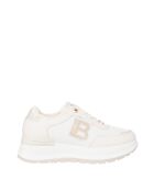 9235 beigefarbene Sneakers aus Öko-Leder