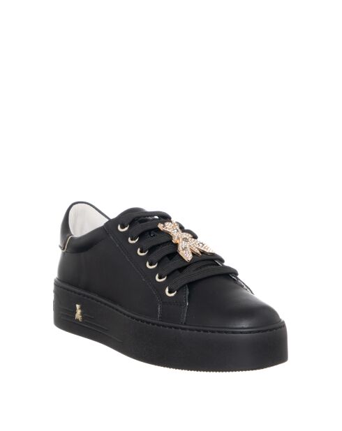 Sneakers Estelle in pelle di vitello nera