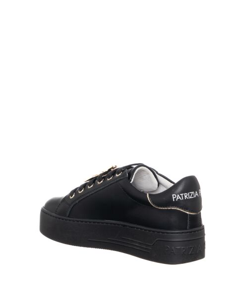 Sneakers Estelle in pelle di vitello nera