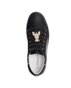 Sneakers Estelle in pelle di vitello nera