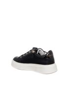 Baskets en cuir Solène Veau noir