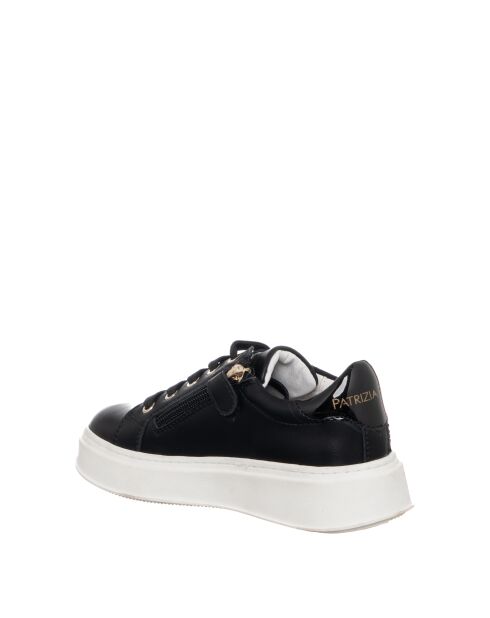 Baskets en cuir Solène Veau noir