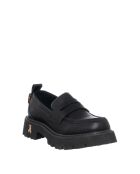 Frederique loafers van kalfsleer in zwart leer