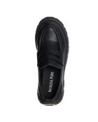 Frederique loafers van kalfsleer in zwart leer