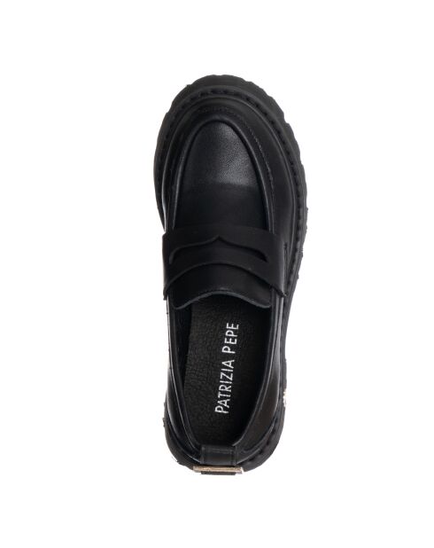 Frederique loafers van kalfsleer in zwart leer