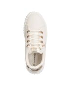 Baskets en cuir écologique Laura Calf Beige