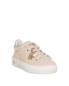 Cremefarbene Sneakers Bérénice Vitello aus Leder