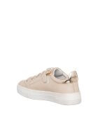 Cremefarbene Sneakers Bérénice Vitello aus Leder