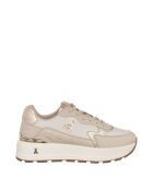 Tiphaine Vitello leren sneakers Off-white Taupe