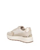 Tiphaine Vitello leren sneakers Off-white Taupe