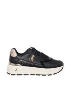 Sneakers Lise Veau in pelle nera